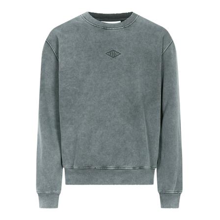 Han Kjøbenhavn Distressed Crewneck Diamond Grå, Herre Strik