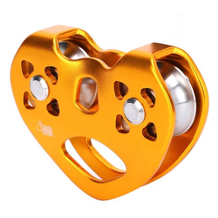 Tovbane Dobbelt Aksel Dobbelt Remhjul Udendørs Høj Højde Traverse Vogn Klatring Gylden