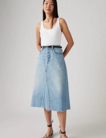 Levi's Hr Aline Decon Skirt Secret Se - Blue - 25
