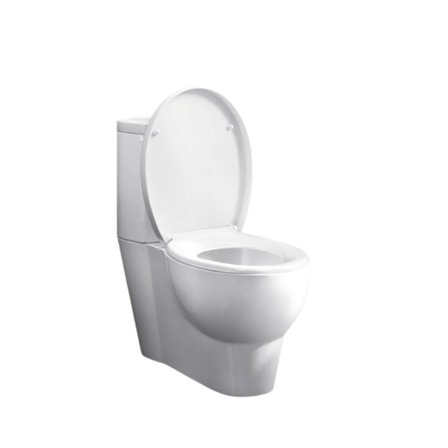Rootz Toalettstol - Commode Lid - Soft -Close Cover - Antibacterial - 451mm x 373mm - Robust upp till 175 kg