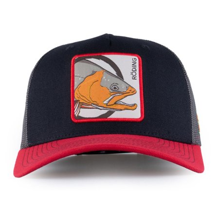 SQRTN Char Trucker Cap Black