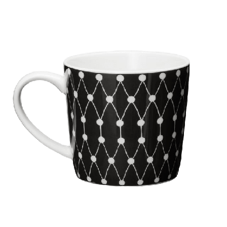 Littlephant Porslinsmugg Liten Net Muggar & koppar Svart