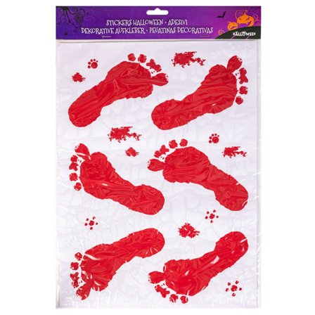 Veriset Jalanjäljet Ikkunatarrat