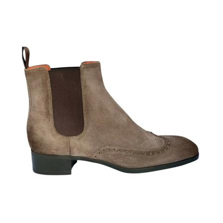 Santoni, Chelsea Boots Bruin, Dames, Maat:39 1/2 EU