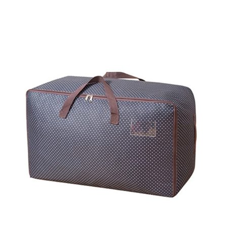 (Blå) 75L Stor opbevaringstaske, stofpose til tøj, tyk ultrastørrelse