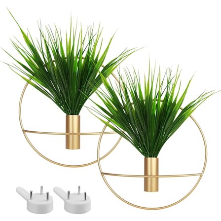 2Park gylden vægdekoration, plantevægdekoration stativ til disp