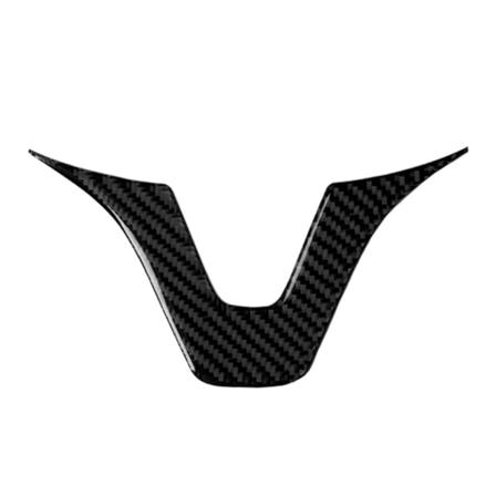 ABS kolfiber bilratt klistermärke Panel Cover Trim Lämplig för W204 W205 W203 GLA GLC CLS Dekoration Hållbar