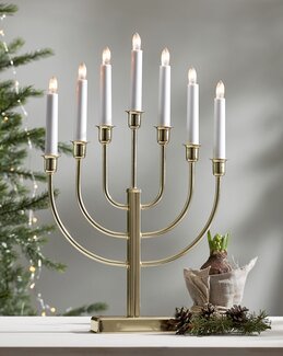 Ljusstake Kristina Guld