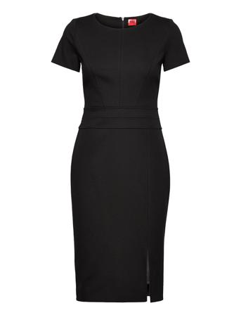 Kasilas Knælang Kjole Sort HUGO