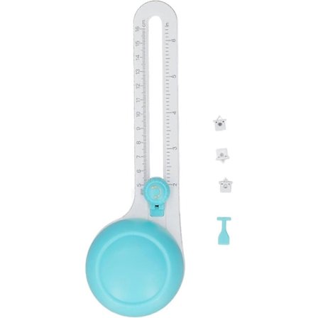 1 stk Sirkulær Papirkutter Sklisikker Sirkulær Kutter med for DIY Kartong Skjæreverktøy, Kompass Papirkutter Scrapbooking