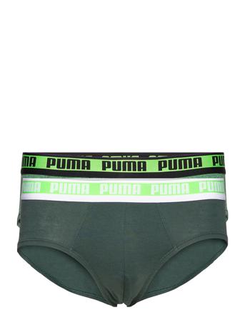 Puma Men Coarse Melange Brief 2P Green PUMA