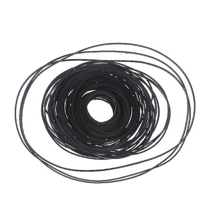 100 stk./lot Firkantet drivreim i gummi for kassettspiller opptaker reparasjon [DB]