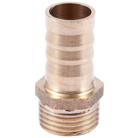 Gull messing 1/2 tommers kobling 16mm gjenge bolt rør ende rør