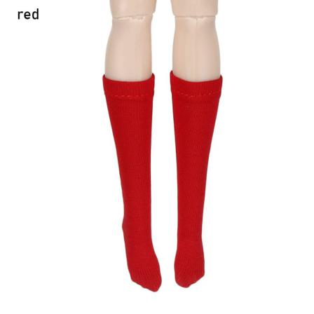 Dockstrumpor Mellanrörsstrumpor Röd