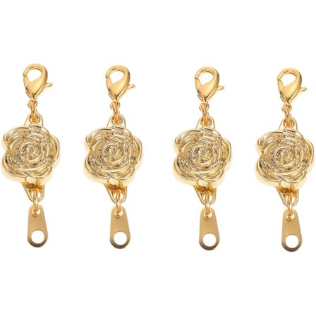 Forbedr dine smykker 4 stk. halskæde armbåndsforlænger dekorationskædeforbindelse til korte accessories