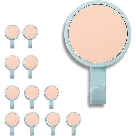 Klæbende Dekorative Kroge, Farverige Søde Klæbende Nøglekroge Til Ophængning