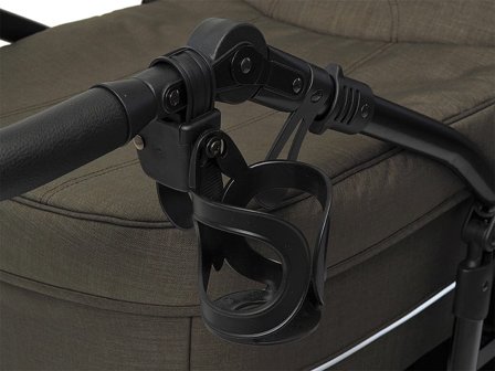 Basson Baby Kop-og Flaskeholder Flex Plast Sort, Børn & Forældre, Babyudstyr, Tilbehør Til Vogne