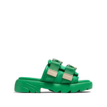 Bottega Veneta Sliders , Groen , Heren , Maat: 42 EU