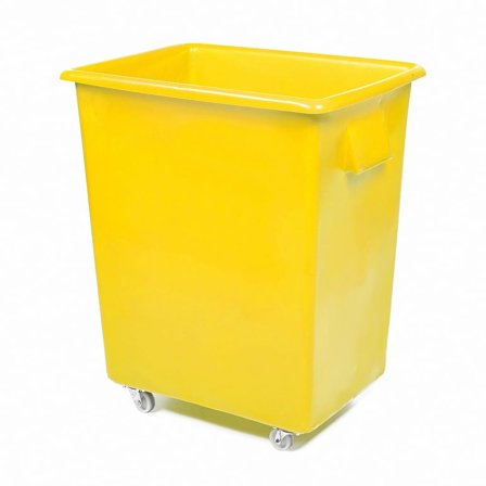Bottle skip, 750x615x455 mm, 150 L, yellow