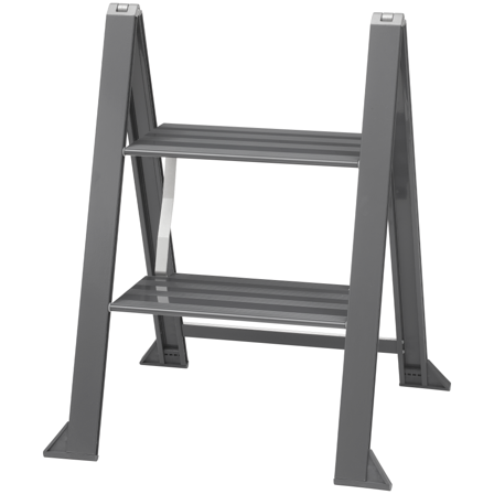 W.steps Vikingstep Colour Stigekrakk 2 trinn Grå, Stiger & stillaser