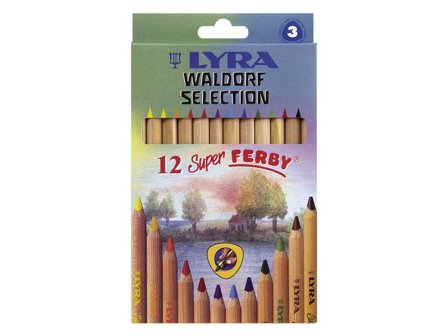 LYRA Färgpenna Waldorf 12 färger - Lyreco - Skola och förskola - Pennor och tillbehör - Färgpennor - Standard