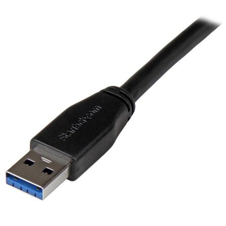 StarTech 5m 15 ft Active USB 3.0 USB-A to USB-B Cable - M/M - USB A to B Cable - USB 3.1 Gen 1 (5 Gbps) (USB3SAB5M) - USB-kabel - USB Type B til