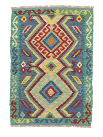 Oriental Kilim Afghan Old Style Rug 82X123 Wool, Afghanistan