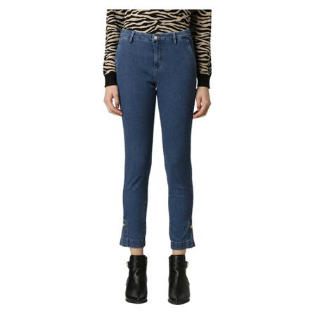 Liu Jo, Pant.chino Chic RW Niebieski, Kobieta, Rozmiar: W27