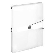 HERLITZ Sammelbox A4 PP 4.0cm farbl.transp. m.Gummizug