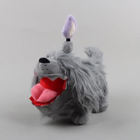 Greavard Pehmo lelu pehmeä täytetty peli punainen ja violetti pehmo nukke lapsille