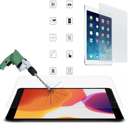 iPad 10.2 2019 Skærmbeskyttelse Hærdet Glas 0,3 mm -