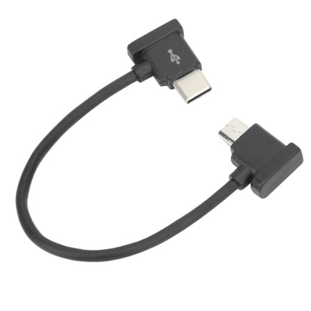 USB-C till Micro-USB-kabel för DJI Mavic - 15cm Svart