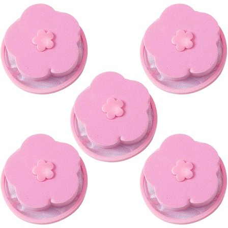 5PCS Kläder Anti-lindning Adsorption Hår Catcher Flytande Boll Påse, Återanvändbar Hårborttagare