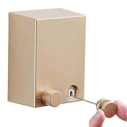 Tilbagetrækkelig Tøjstativ Heavy Duty Tøjstativ Til Tørring Af Tøj Guld