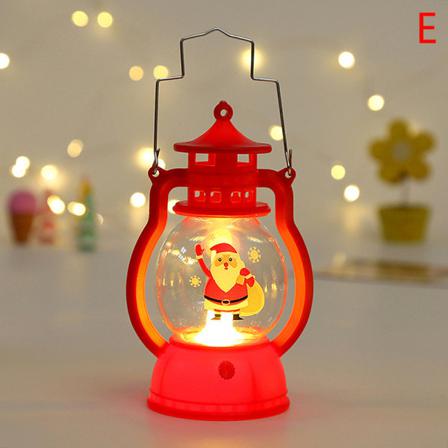 Jul Led-lampor Mini Lykta Dekorativa För Jul Nyår