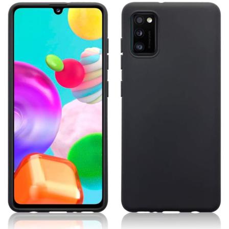 Skal I Gummi, Samsung A41 Matt Svart Svart