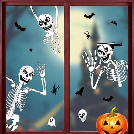 Halloween-vindusdekaler