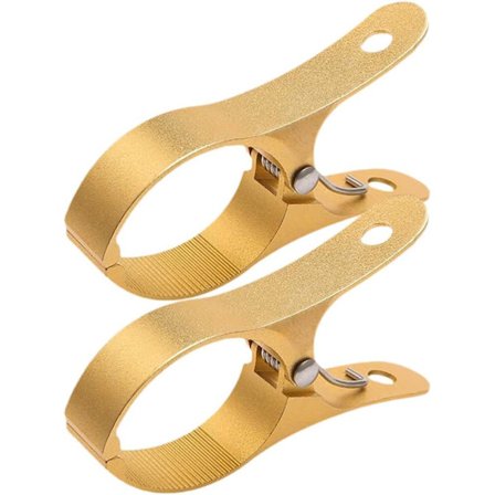 2 Stykker Strandhåndklæde Clips Vindtæt Klud Broche Metal Quil, ZQKLA