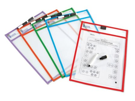 Write & Erase plastficka 5/fp - Lyreco - Skola och förskola - Klassrummet / Lära - Svenska