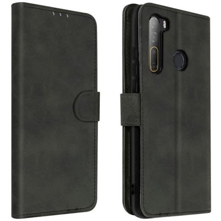 HTC Desire 20 Pro Flip Wallet Fodral Video Support Funktion Svart