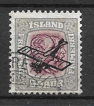 Island 1924 - AFA 124 - Stemplet