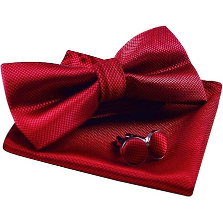Herrfest slips, Wruas Hanky och manschettknappar set