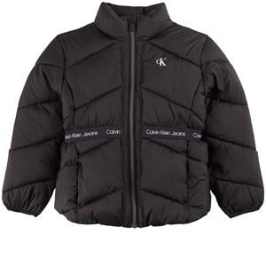 Kids - Calvin Klein Jeans Branded Quilted Jacket Black 14 Years - Coats and jackets - 14 years - Black - Junge