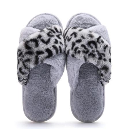 Kvinnor Slip On Flip Flop Tofflor Flat Cross Tofflor