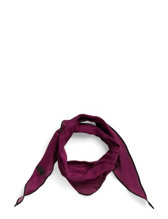 Pieces Pcnanina Small Scarf Bc Pp - Burgundy - ONE SIZE