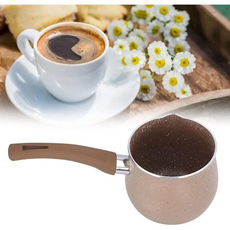 Kaffekande - Mælkekande - Non-stick mælkekande - 10 cm lille kasserolle - Isoleret suppegryde - Mini mælkekande
