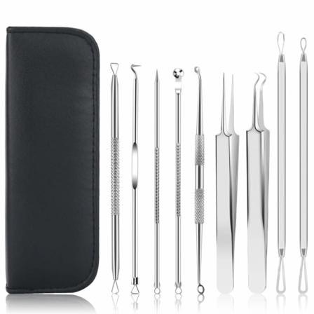 Pormaskfjerner Kit med 10 dele Rustfrit stål