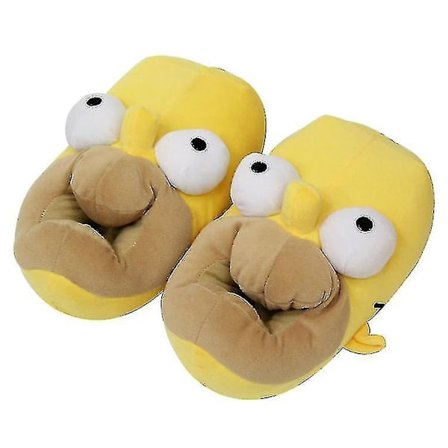 Talvi sarjakuva Sarjakuva Pehmo Tossut Simpson Ruma Söpö Outo Koti Puuvillakengät Lämmin paketti Korko Tossut Pariskunta