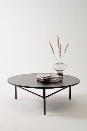 Jotex - Soffbord ø 100 Cm MDF - Stål Svart VALLEY - Köp Soffbord hos Jotex