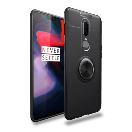 Oneplus 6 Mobilskal Tpu Metall Ring Utfällbart Ställ Värmeav